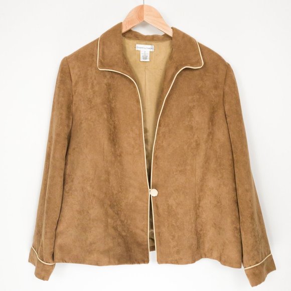 Draper's & Damon's Jackets & Blazers - Jacket with Camel Exterior & Beige Lining